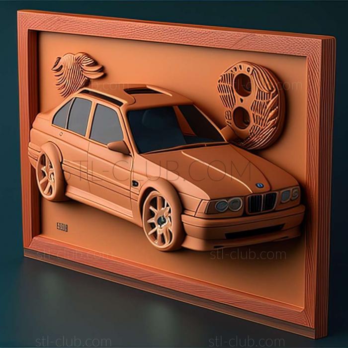 3D мадэль BMW E39 (STL)